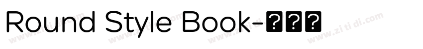 Round Style Book字体转换 Round Style Book字体转换